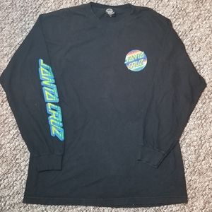 Santa cruz skateboards long sleeve shirt size L